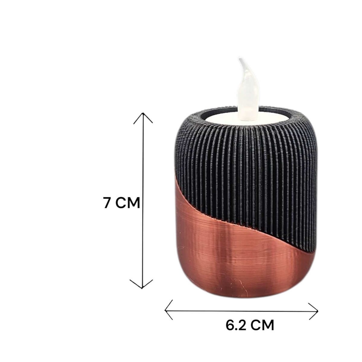 LED Waxinehouder Luxury Layerzz – Goud of koper - huisdecoratie