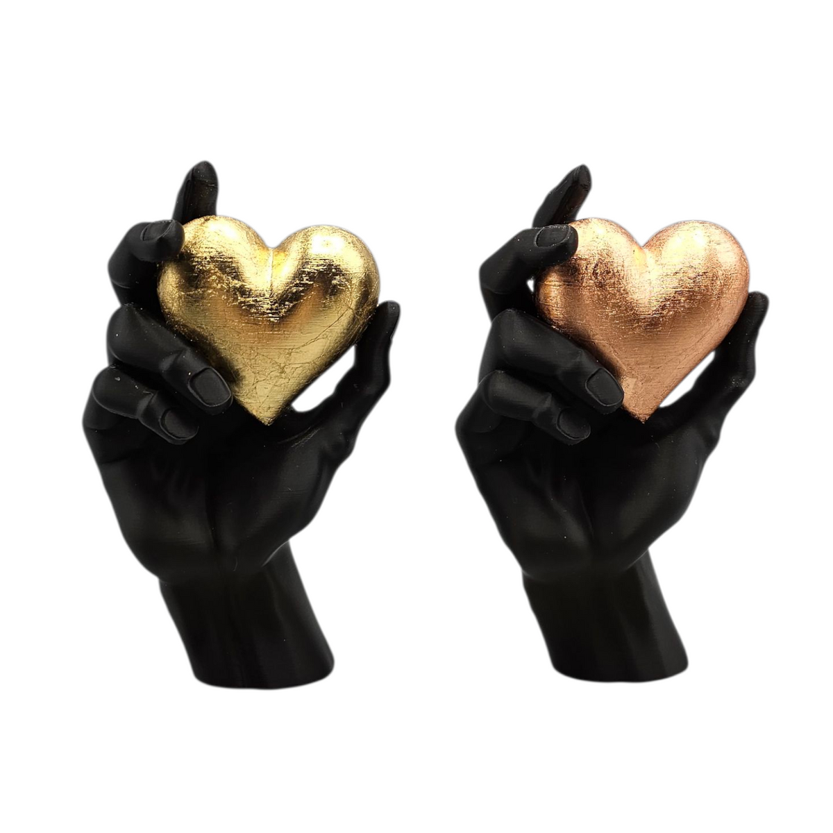 Luxury Layerzz – Eternal Heart Sculpture | Gold Edition - 3d geprint - duurzaam - woondecoratie