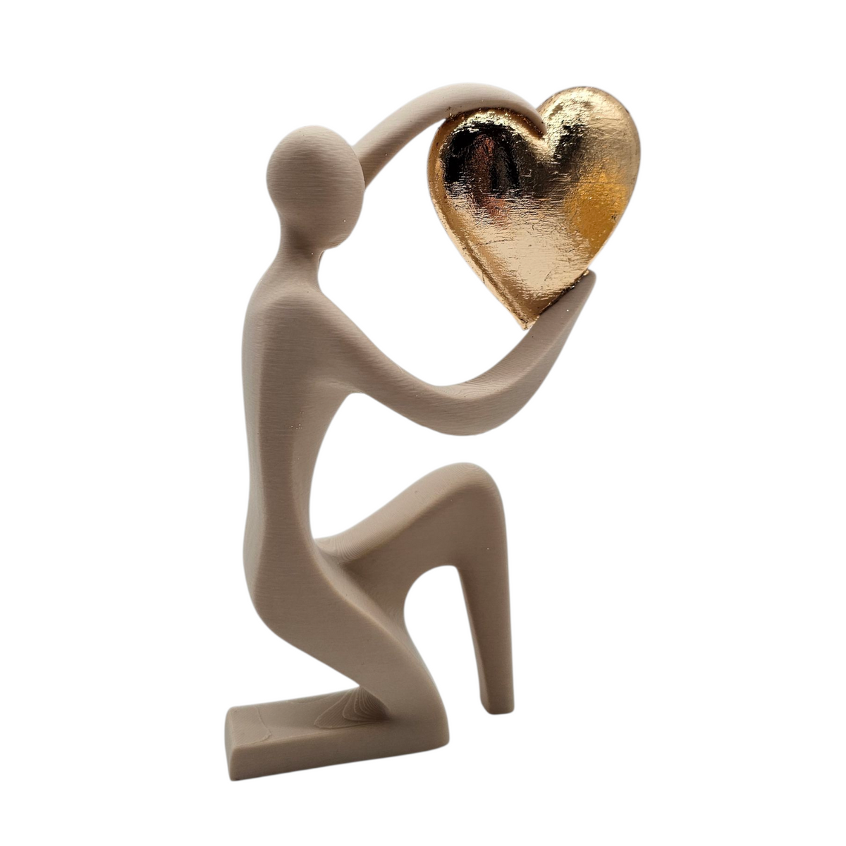 Luxury Layerzz – Heart Keeper | Beige & Gold