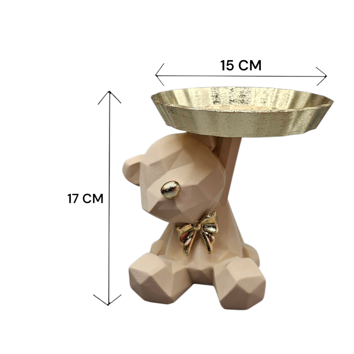 Luxury Layerzz – Teddy DeLuxe beige of zwart met goud - handgemaakt