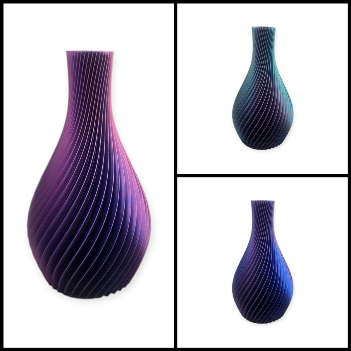 Pyriet – Multicolor 3D Geprinte Vaas Voor Droogbloemen