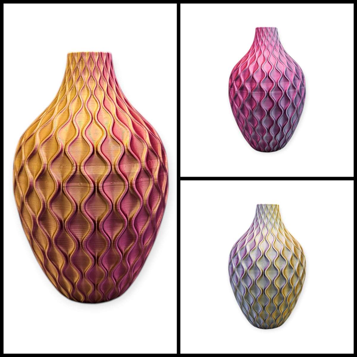 Smaragd - 3D geprinte Design vaas voor droogbloemen