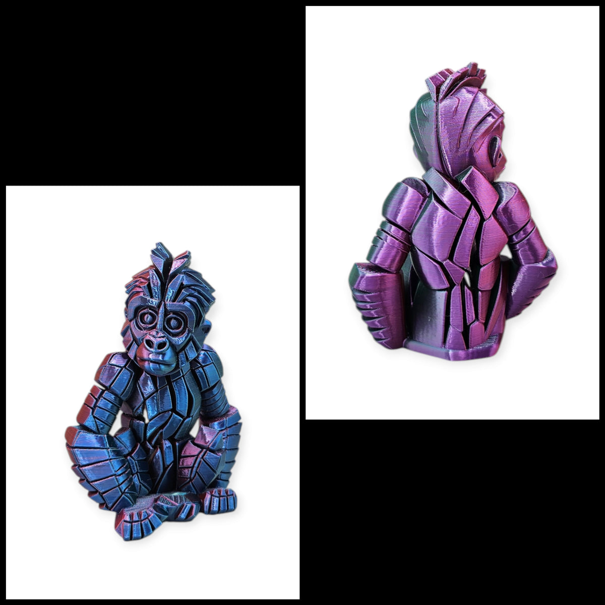Geometrisch aapje - 3D geprint - trend - modern