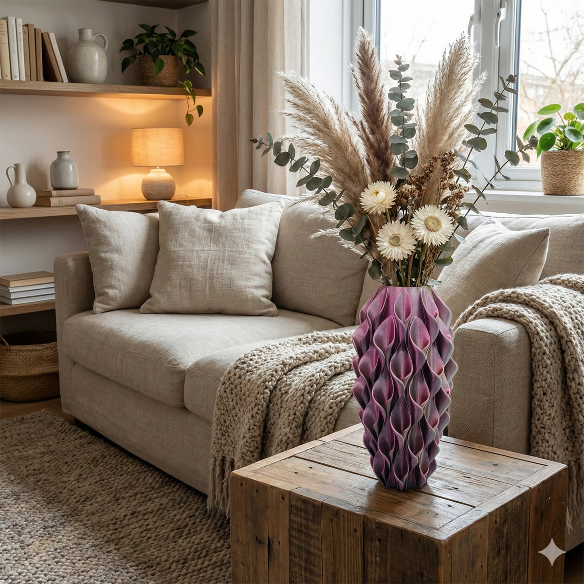 Flora - 3D geprinte Design vaas