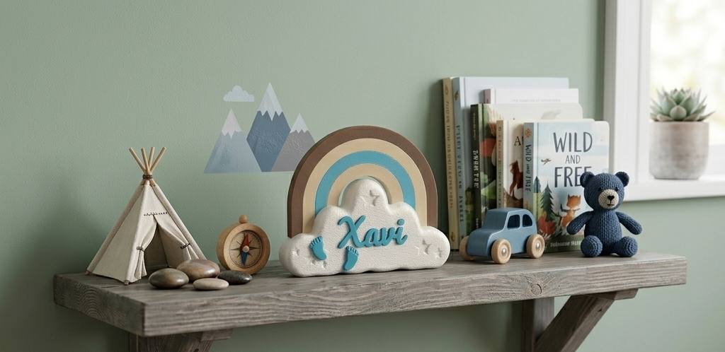 Gepersonaliseerde Naamdecoratie - Geboorte Cadeau