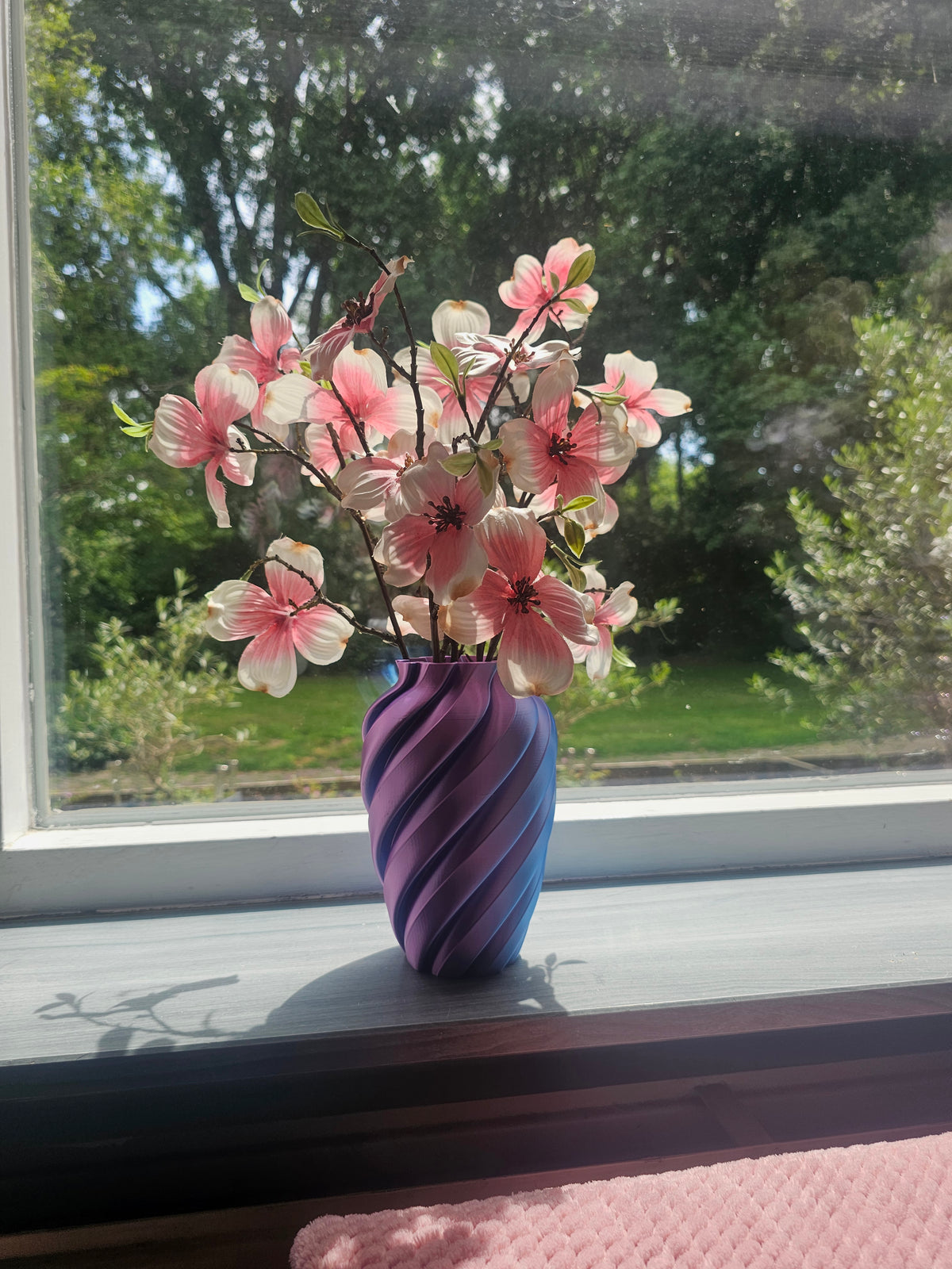 Zirkoon - 3D Geprinte Design Vaas Voor Droogbloemen