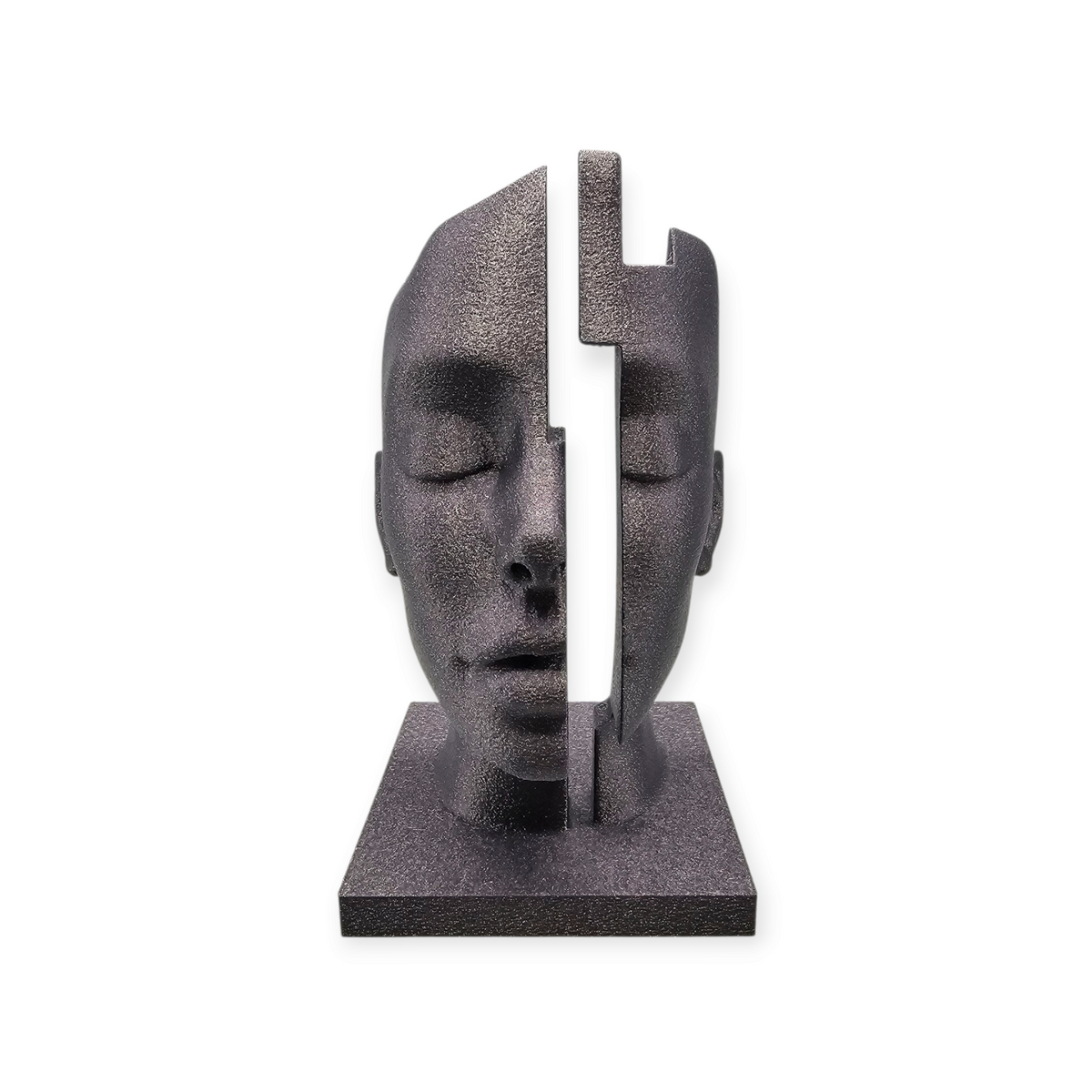 The split mind- Modern abstract beeld in diverse kleuren en 2 maten