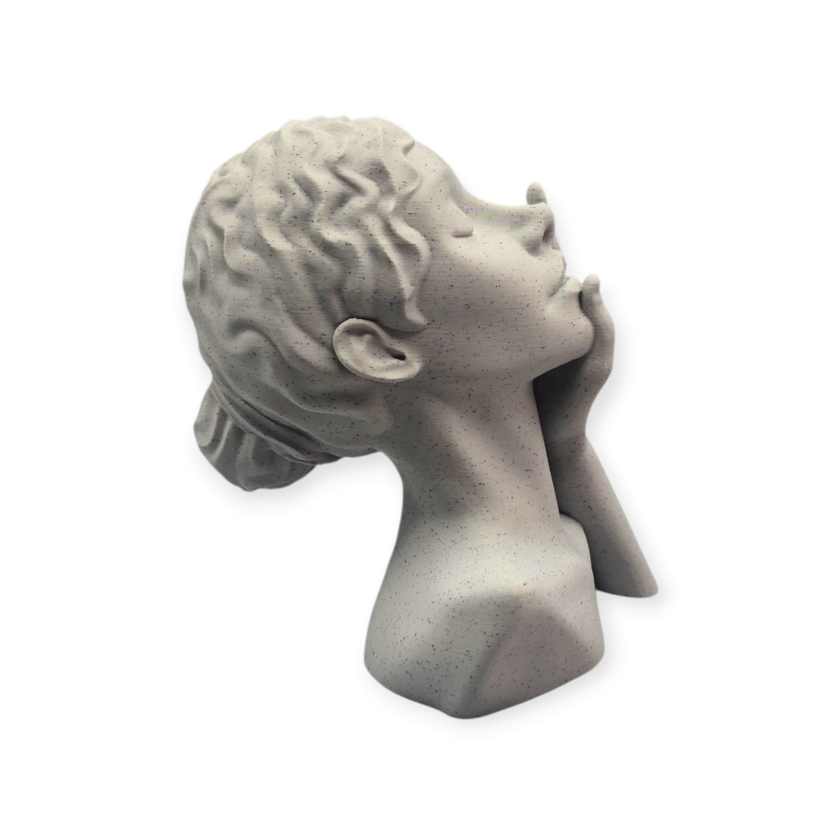 3D-geprint kunst beeld Passion in stonelook | Modern decoratief beeld vol emotie