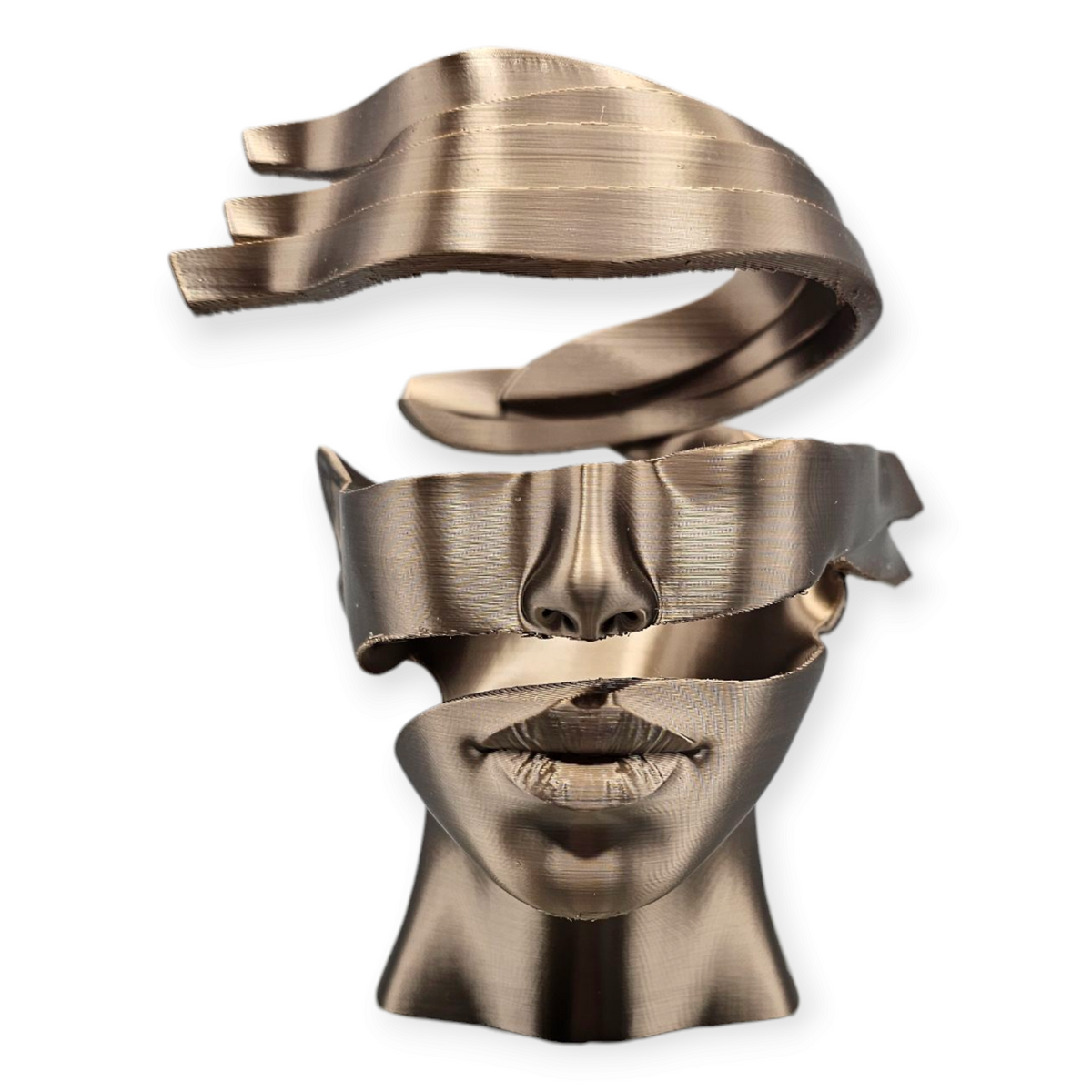 Layerzz unpeeled - 3D geprint kunstbeeld 2 maten diverse kleuren