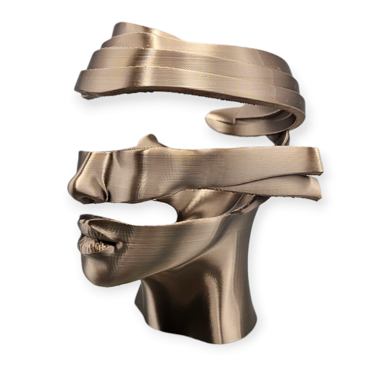 Layerzz unpeeled - 3D geprint kunstbeeld 2 maten diverse kleuren