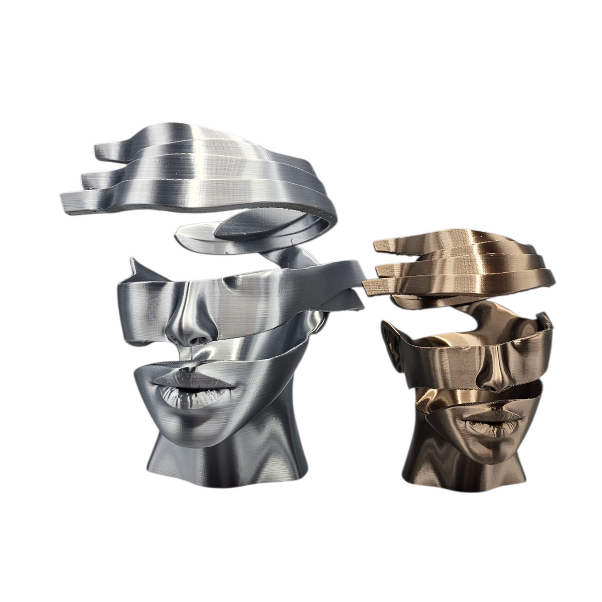 Layerzz unpeeled - 3D geprint kunstbeeld 2 maten diverse kleuren