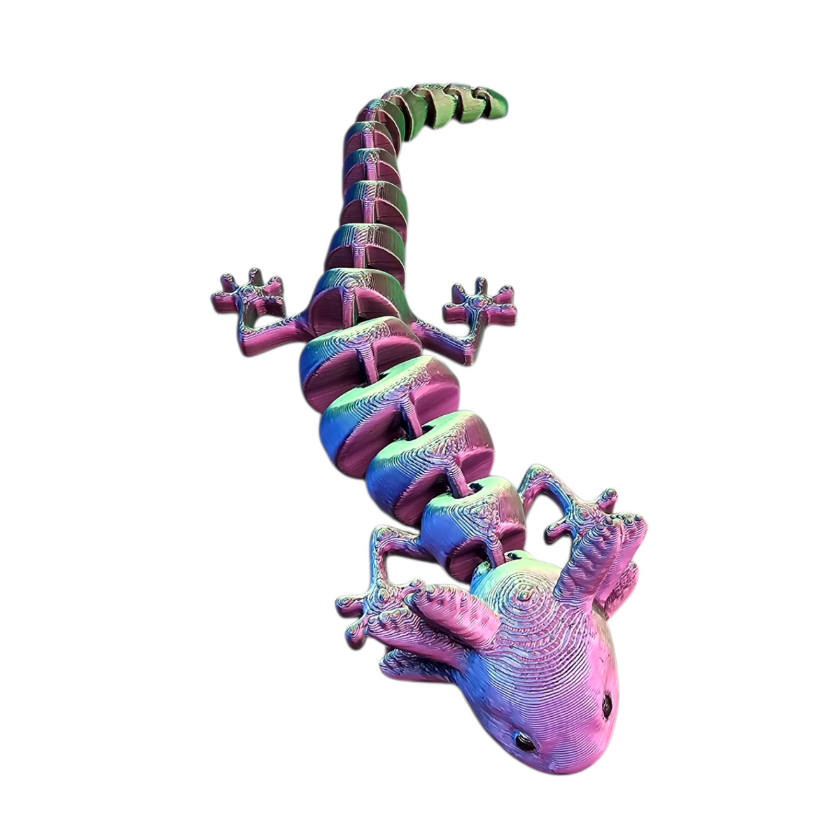 flexi axolotl fidget toy 3D geprint - ontspanning