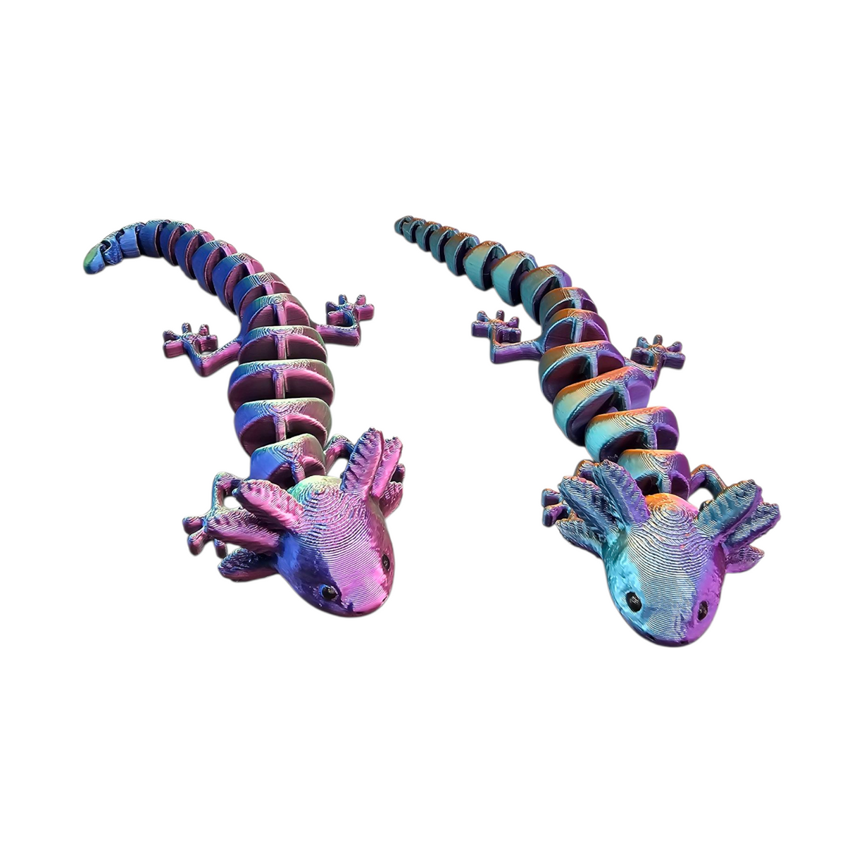 flexi axolotl fidget toy 3D geprint - ontspanning
