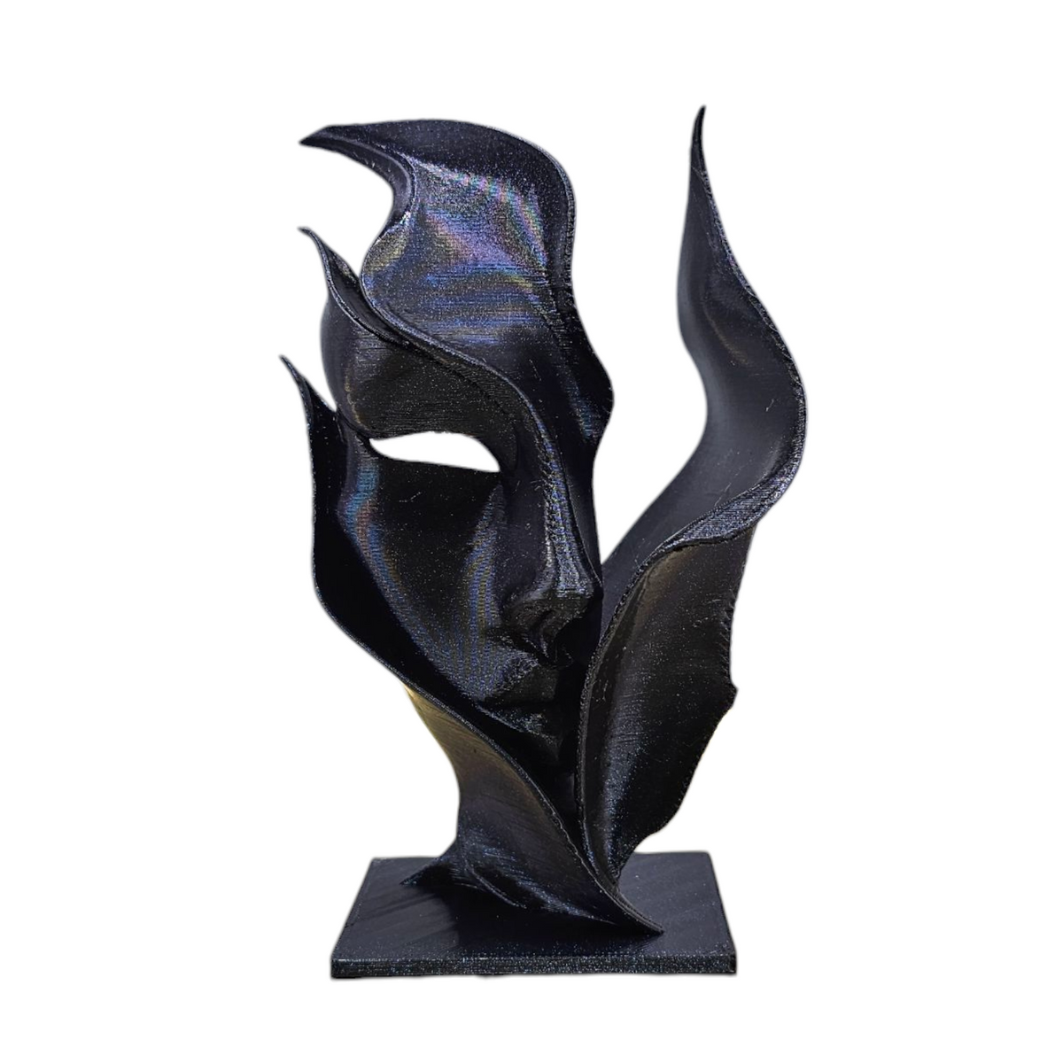 Kunstbeeld - Flame - abstract - 3D print - 2 beschikbare maten meerdere kleuren