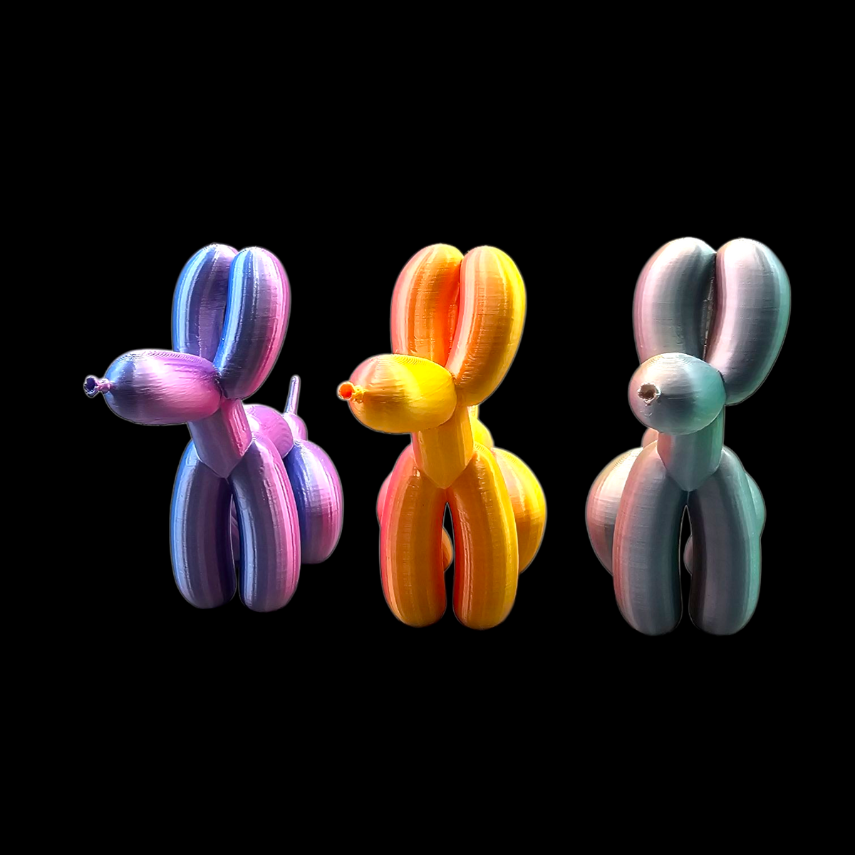 Ballon hondje poepend - 3D geprint - grappig - trendy