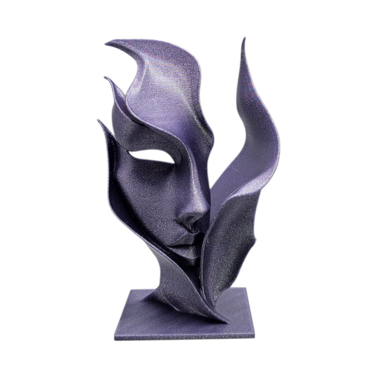 Kunstbeeld - Flame - abstract - 3D print - 2 beschikbare maten meerdere kleuren