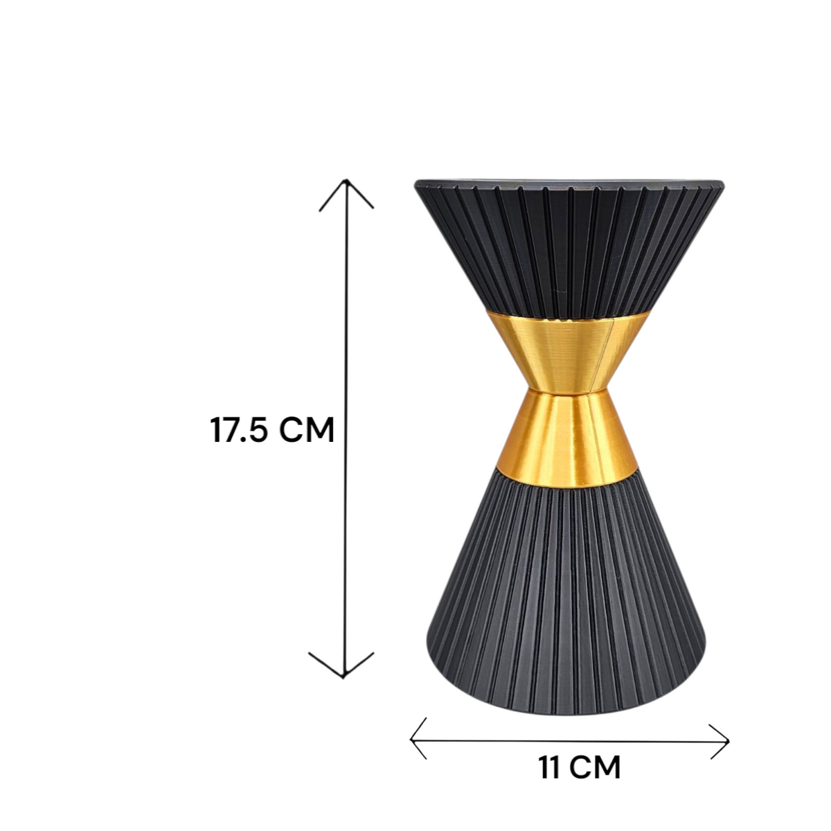 Luxury Layerzz – Sculptural Candle Holder | Copper or Gold Accent - homedecoration