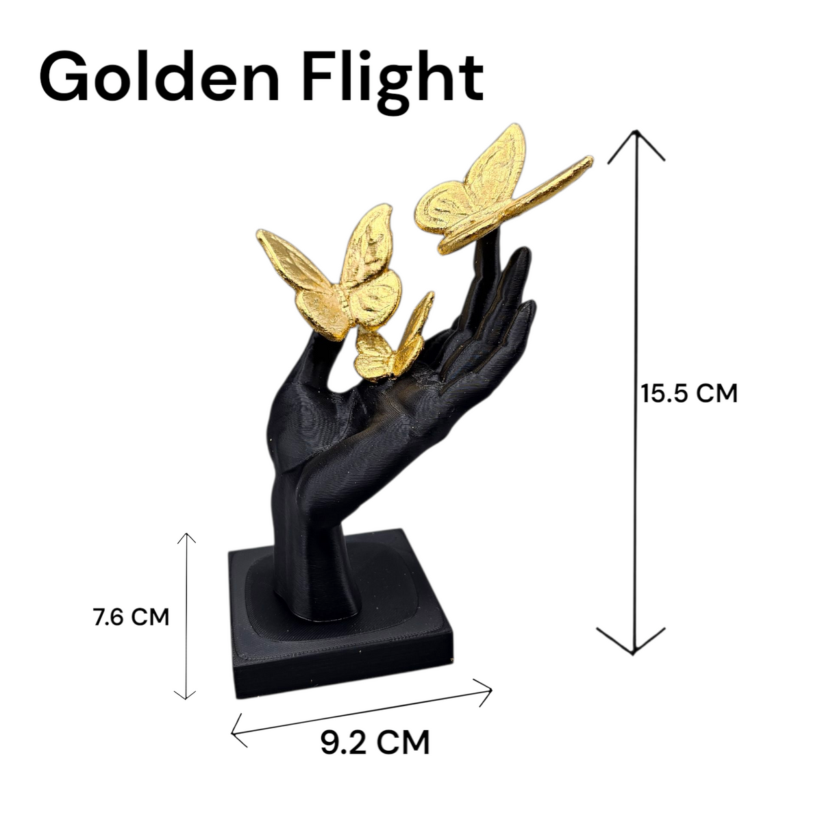 Luxury Layerzz – Golden Flight | Gold Leaf Edition - Kunst