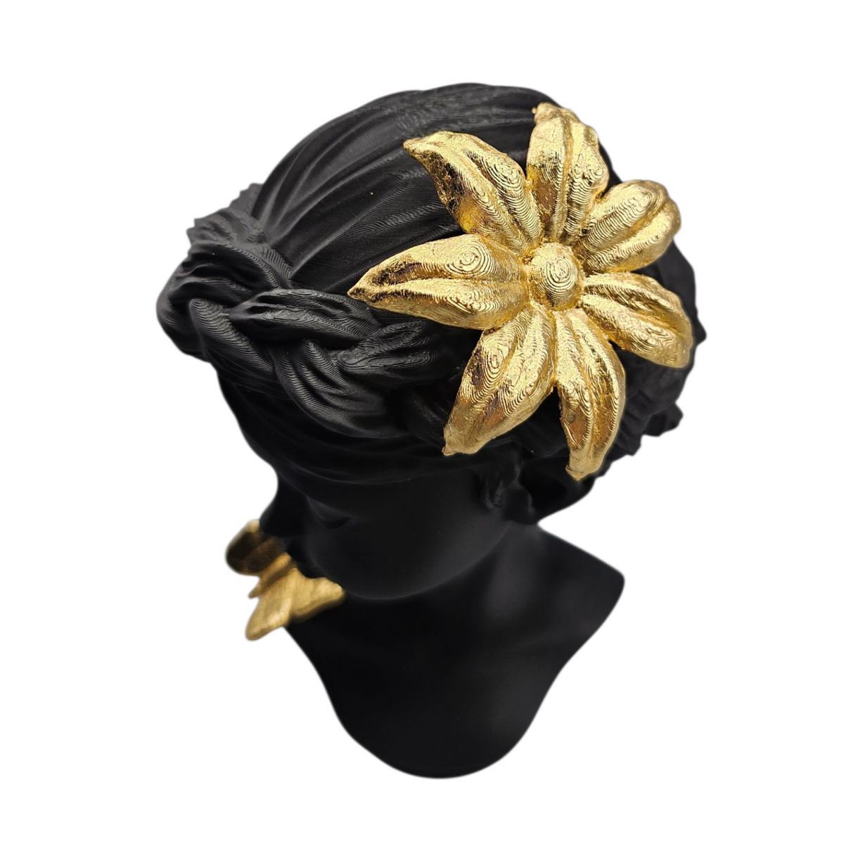 Luxury Layerzz – Midnight Bloom - Gold Edition - kunstbeeld