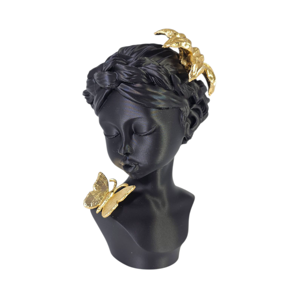 Luxury Layerzz – Midnight Bloom - Gold Edition - kunstbeeld