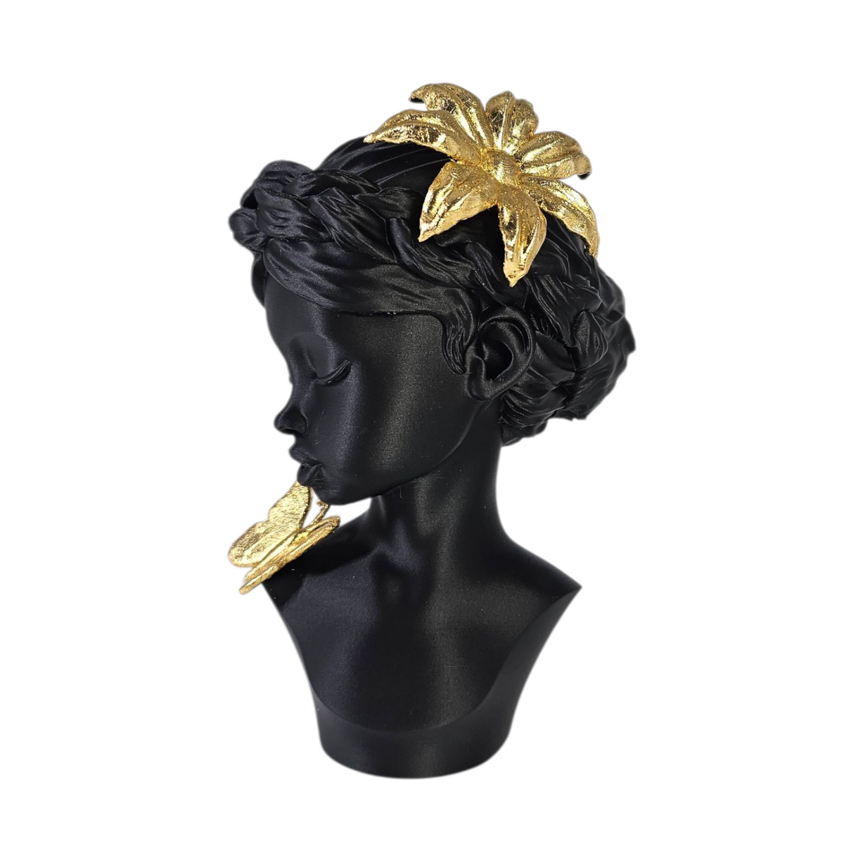 Luxury Layerzz – Midnight Bloom - Gold Edition - kunstbeeld