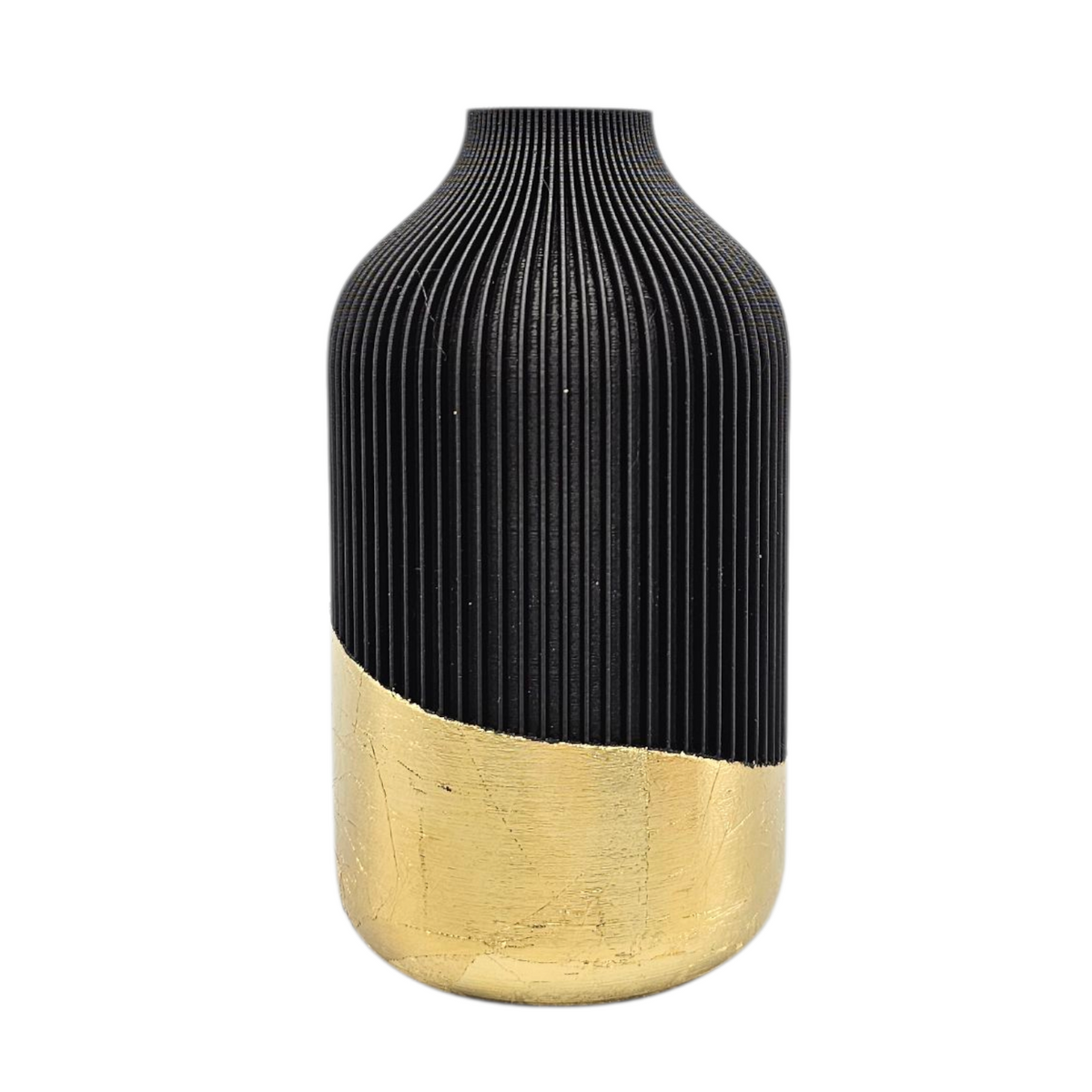 Luxury Layerzz – Golden Leaf Vase | Rose Gold & Gold - huisdecoratie