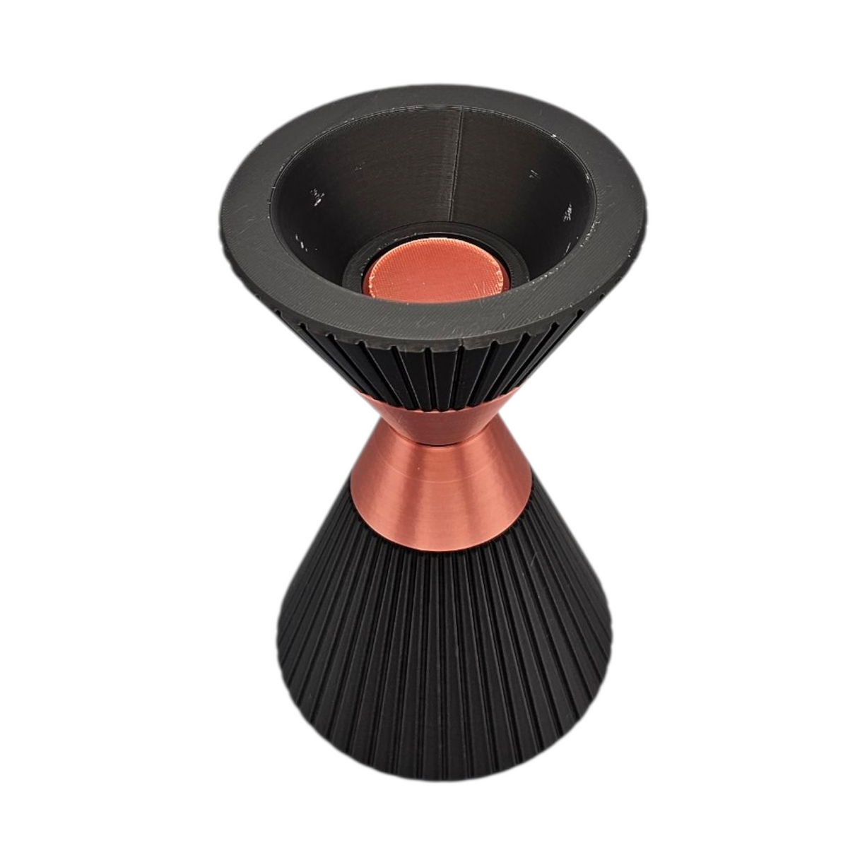 Luxury Layerzz – Sculptural Candle Holder | Copper or Gold Accent - homedecoration