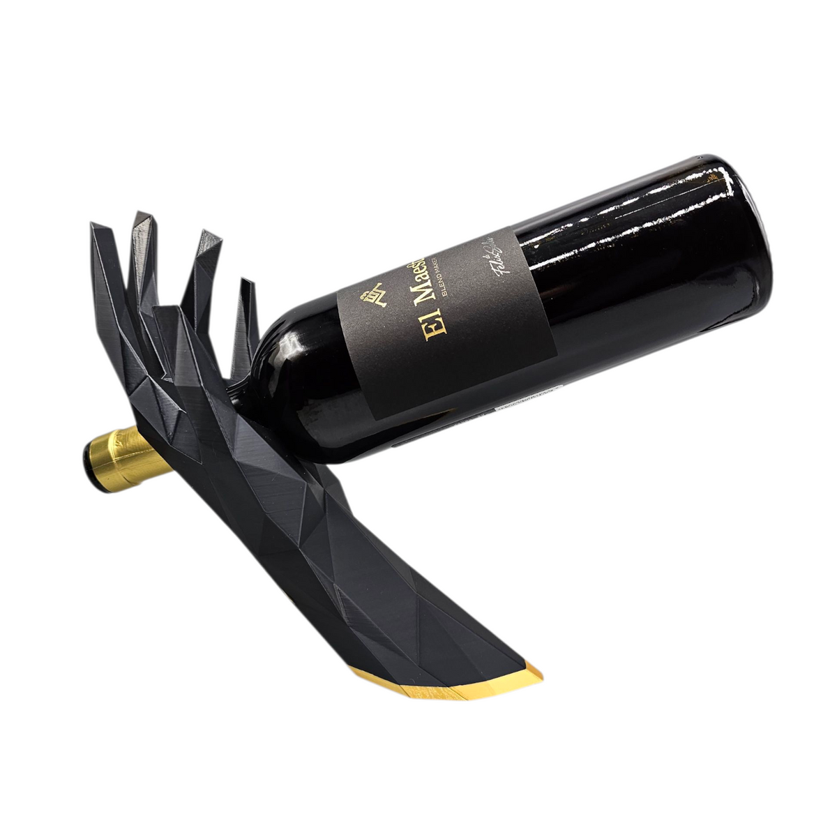 Luxury Layerzz – Sculptural Wine Holder | Gold or Copper Edition - decoratie