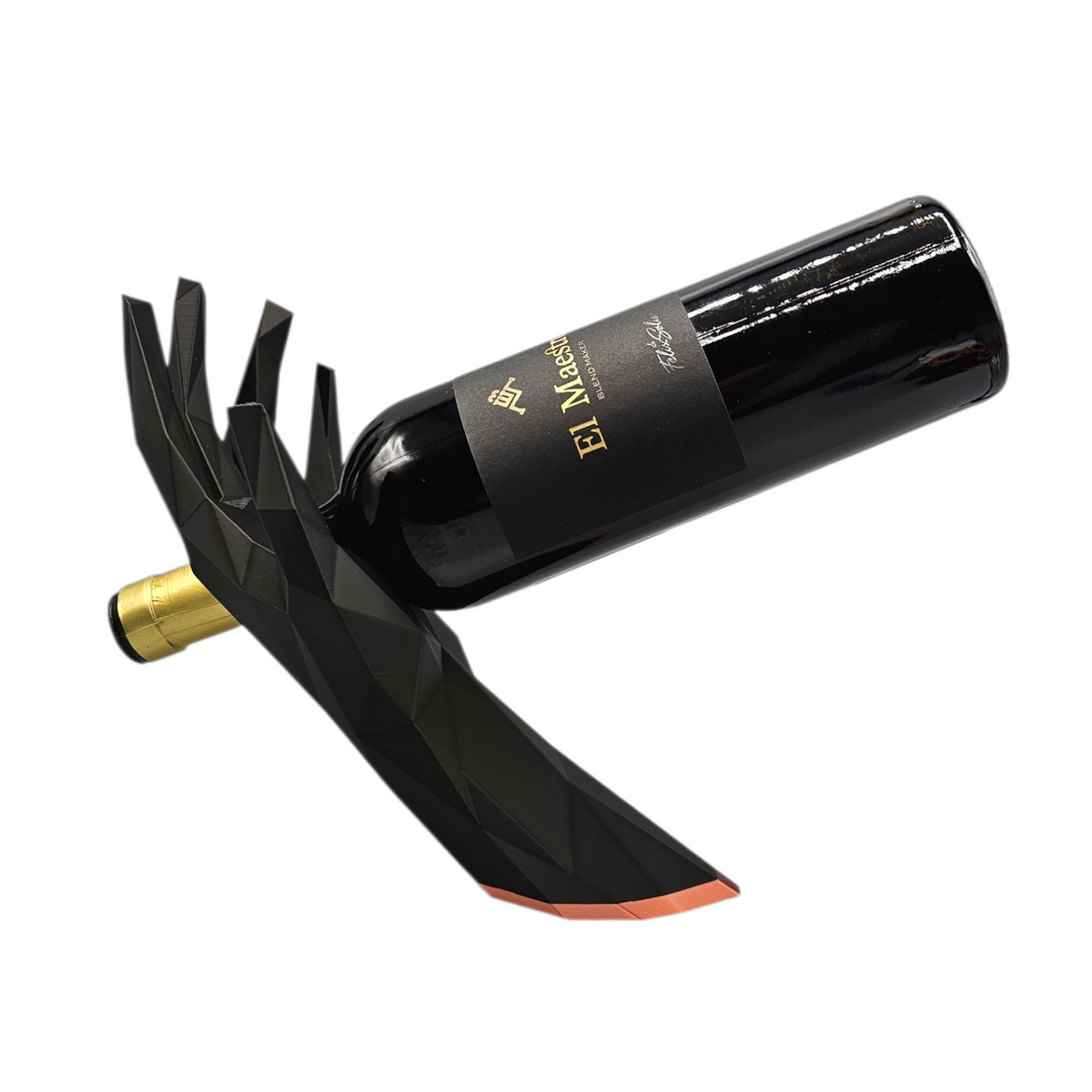 Luxury Layerzz – Sculptural Wine Holder | Gold or Copper Edition - decoratie