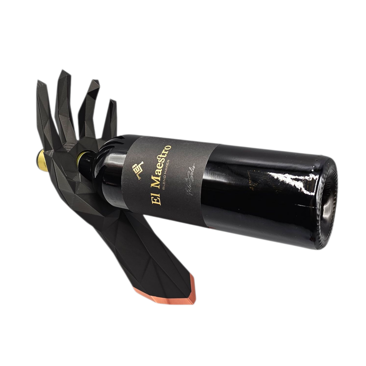 Luxury Layerzz – Sculptural Wine Holder | Gold or Copper Edition - decoratie