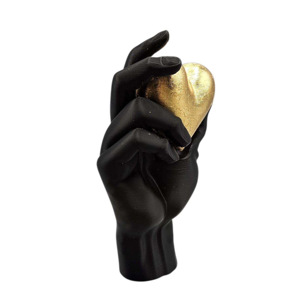 Luxury Layerzz – Eternal Heart Sculpture | Gold Edition - 3d geprint - duurzaam - woondecoratie