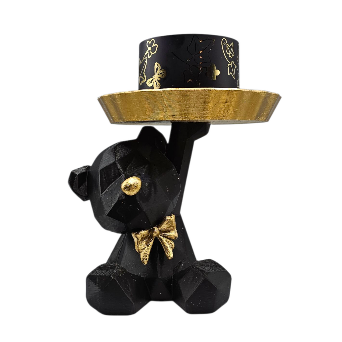 Luxury Layerzz – Teddy Tray | Black champagne Gold