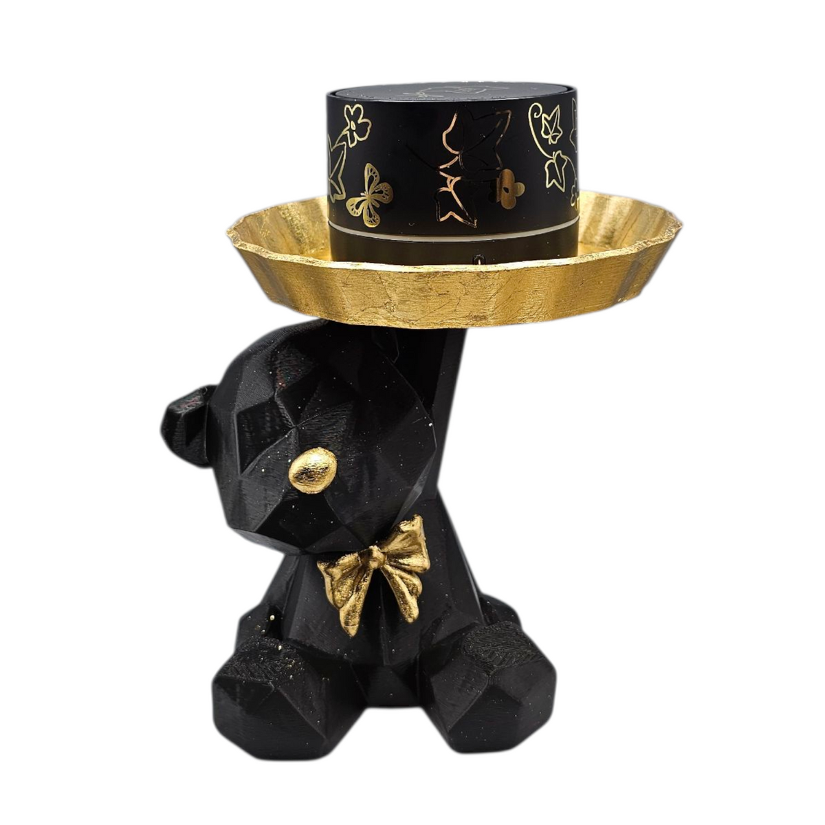Luxury Layerzz – Teddy Tray | Black champagne Gold