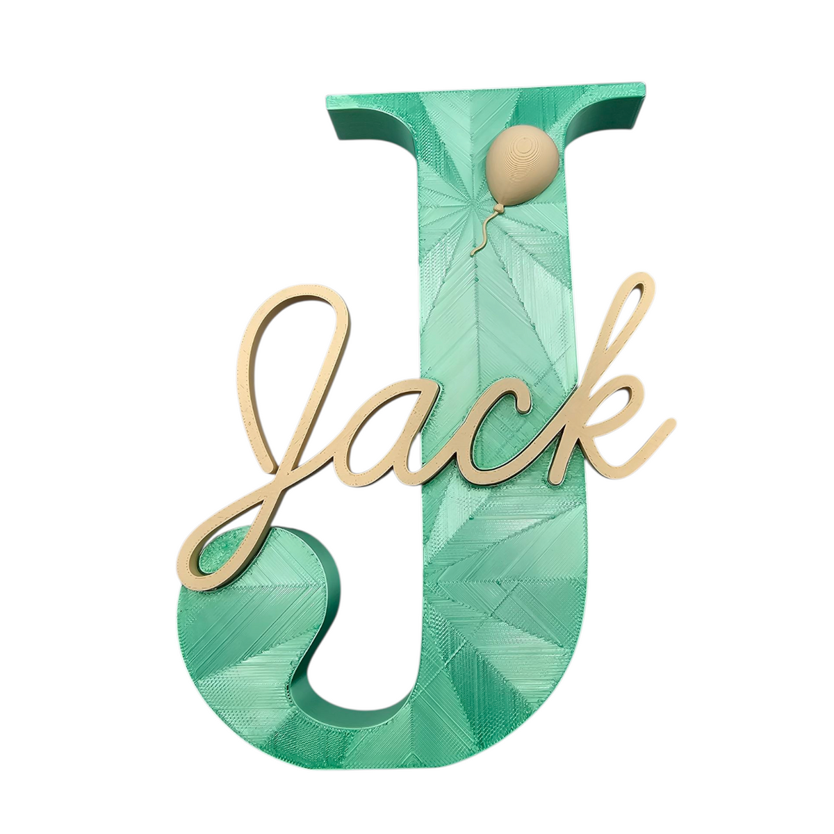Gepersonaliseerde Naamdecoratie – Letter met Naam