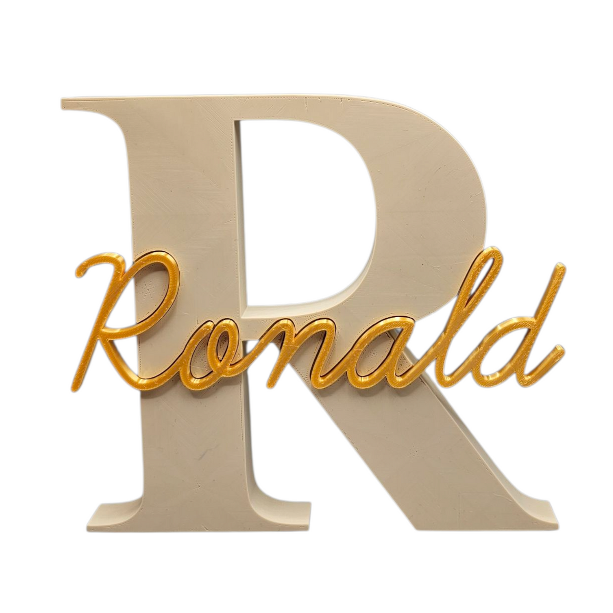 Gepersonaliseerde Naamdecoratie – Letter met Naam