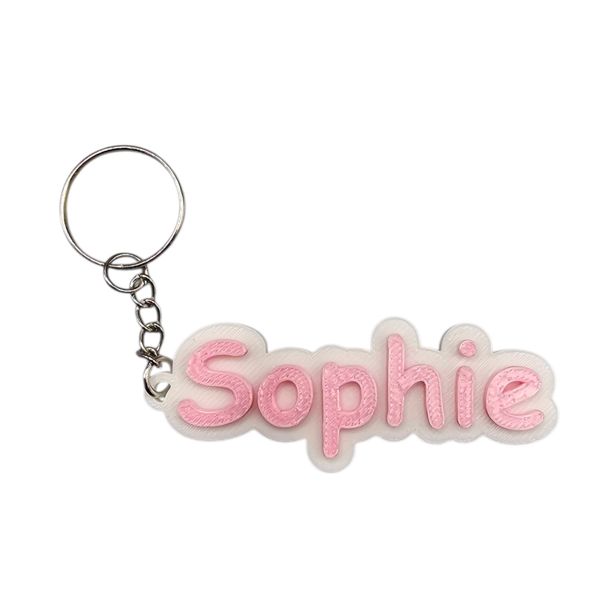 Gepersonaliseerde naam sleutelhanger - persoonlijk - cadeau