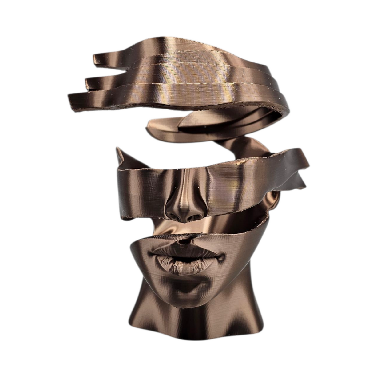 Layerzz unpeeled - 3D geprint kunstbeeld 2 maten diverse kleuren
