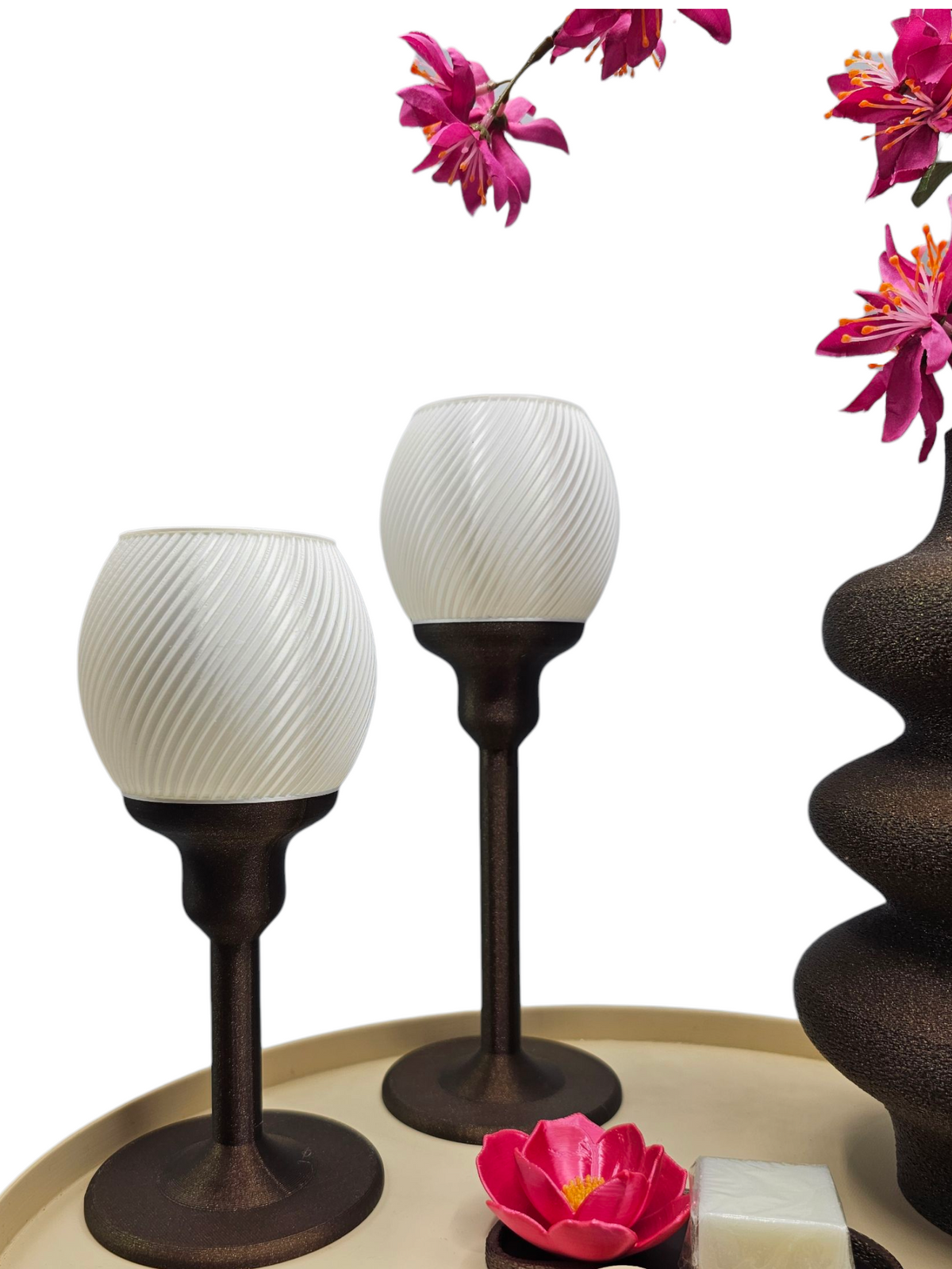 Complete Luxe Woondecoratie Set — Blossom Japandi Glow
