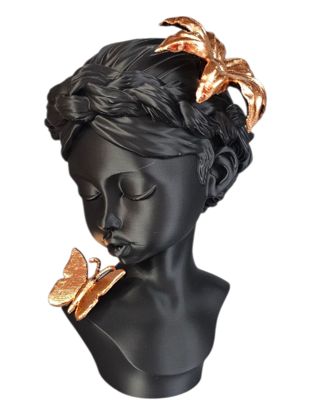 Luxury Layerzz – Midnight Bloom - Rose Gold Edition - kunstbeeld