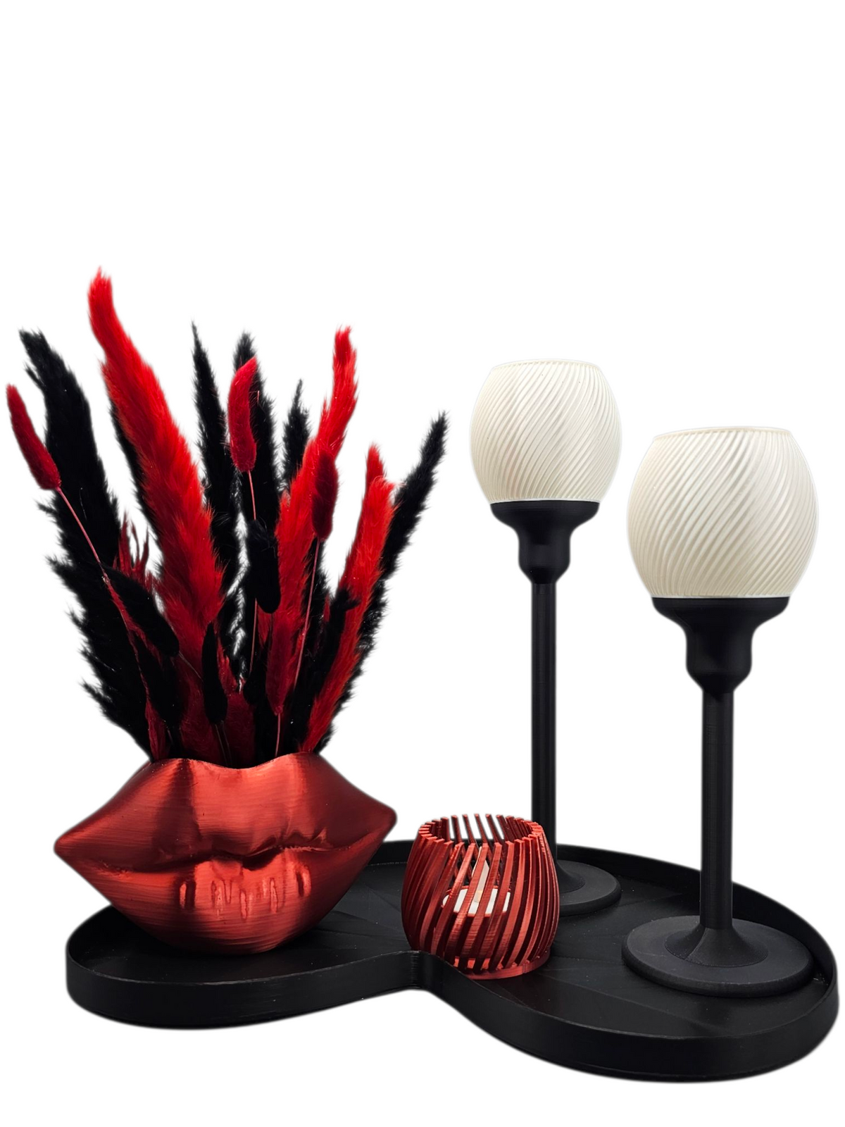 Unieke Complete Woondecoratie Set — Bold Lips Statement