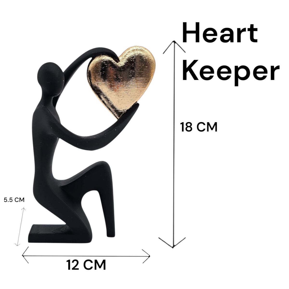 Luxury Layerzz – Heart Keeper | Black & Gold