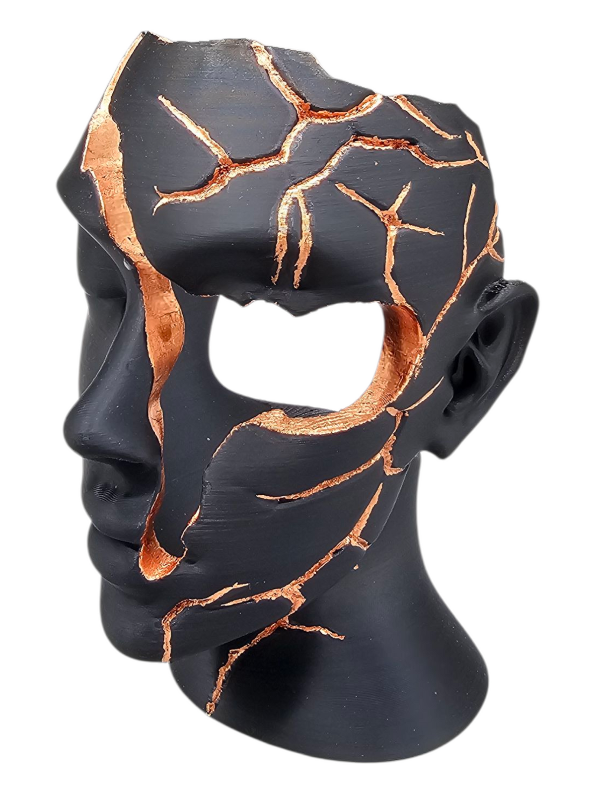 Luxe Complete Woondecoratie Set — Broken Face - koper