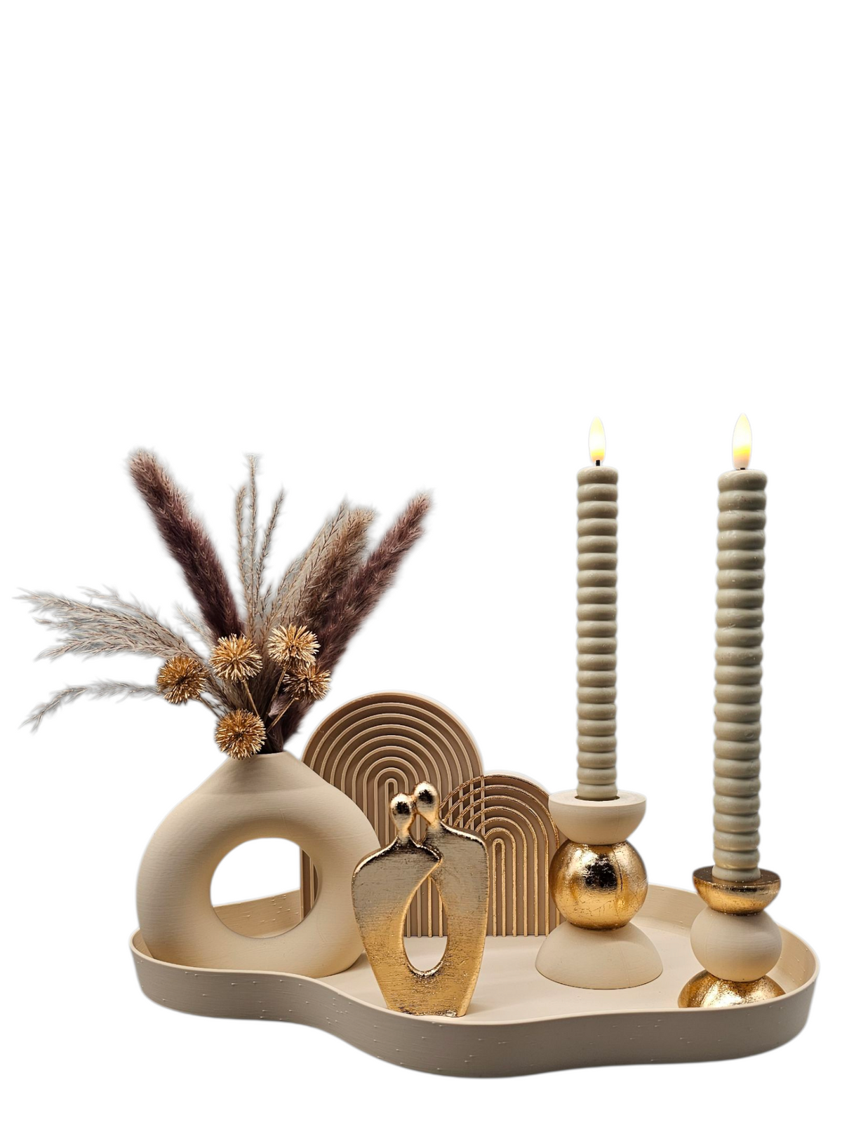 Golden Boho Harmony – Luxe Complete Woondecoratie Set