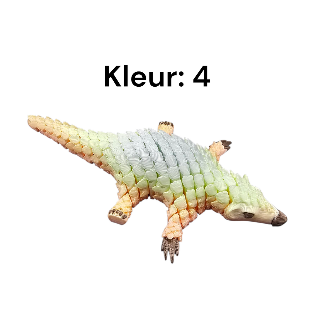 Fidget Armadillo - 3D geprint voor ontspanning groot en klein formaat