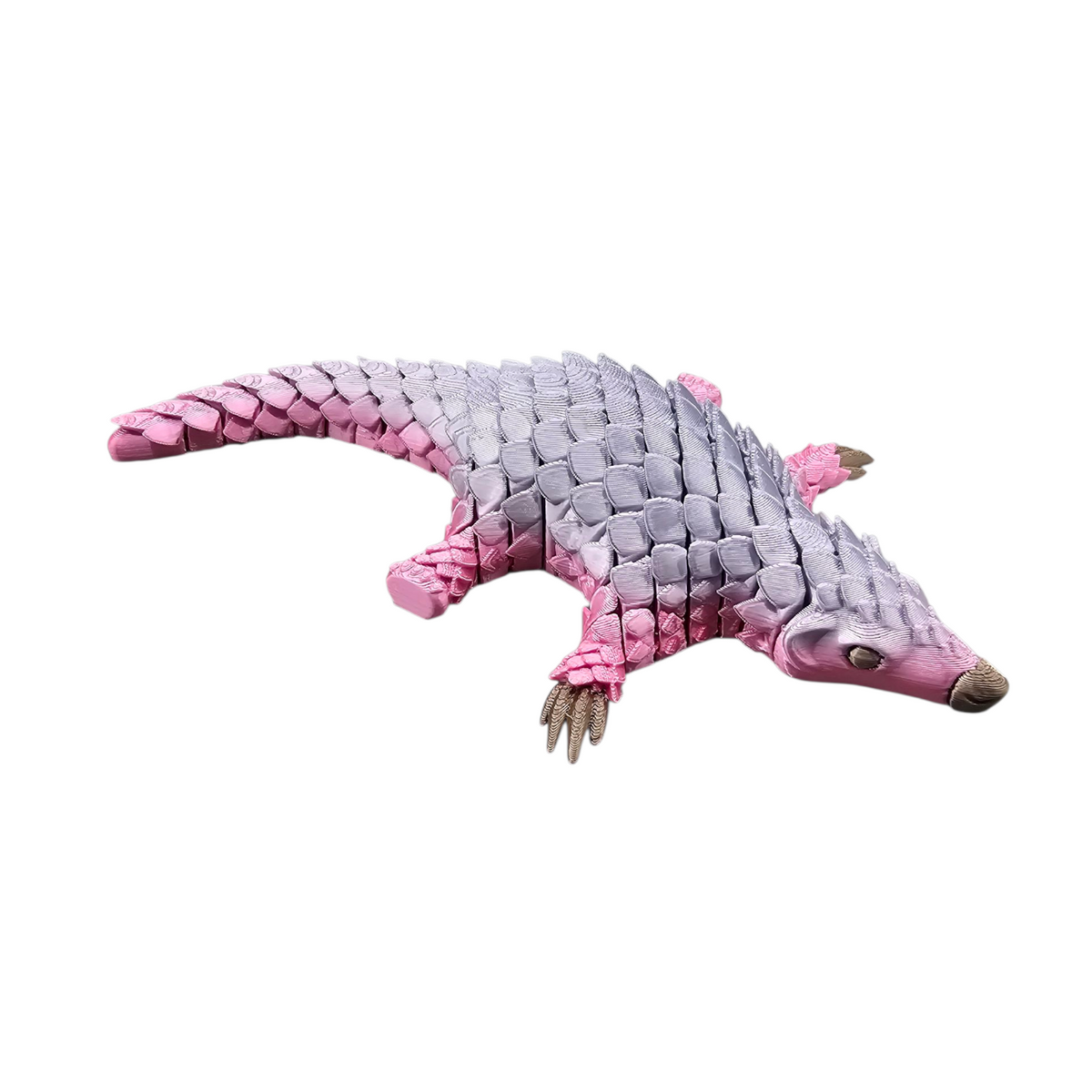 Fidget Armadillo - 3D geprint voor ontspanning groot en klein formaat