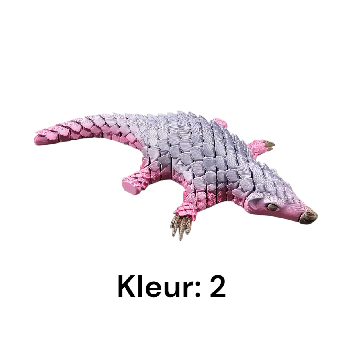 Fidget Armadillo - 3D geprint voor ontspanning groot en klein formaat