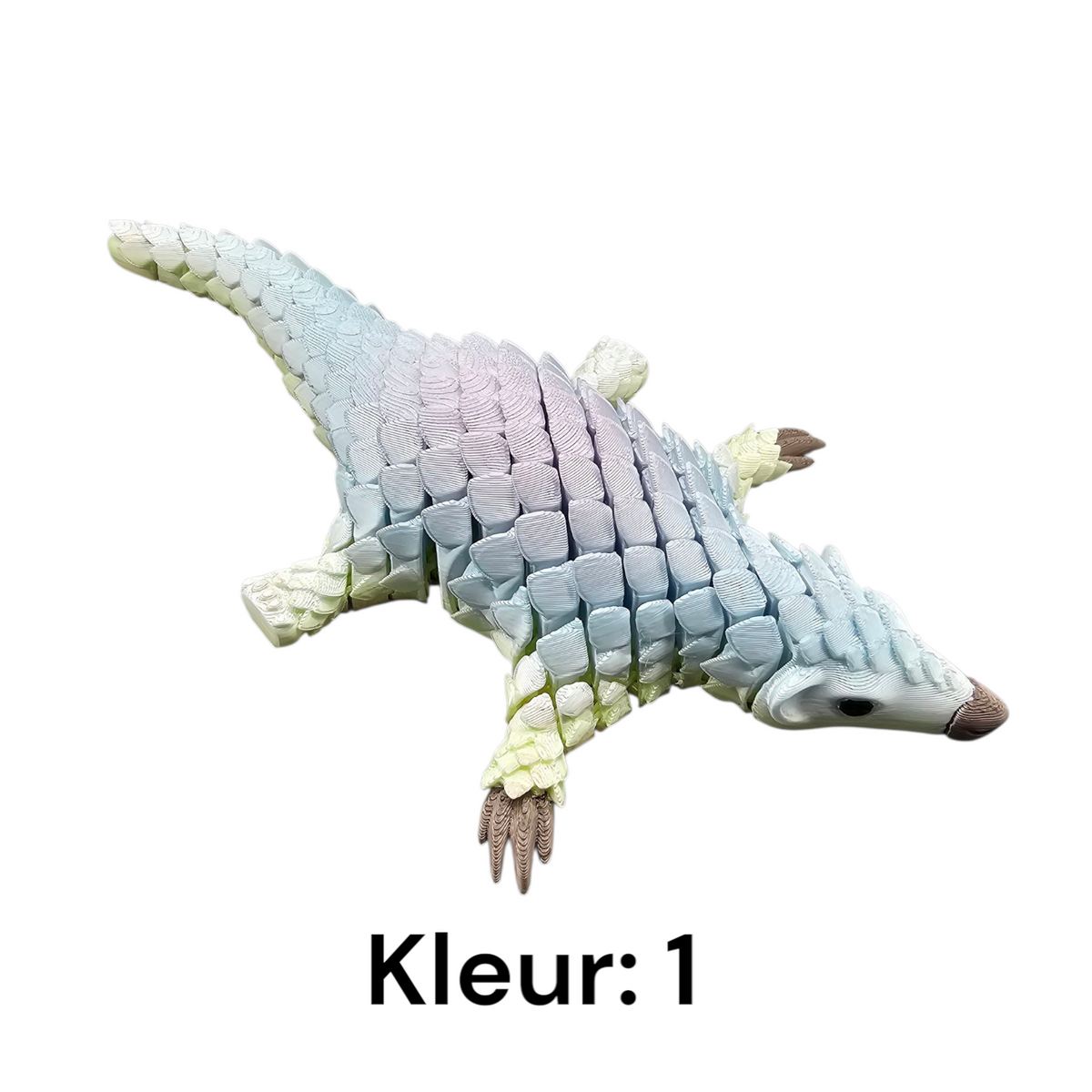 Fidget Armadillo - 3D geprint voor ontspanning groot en klein formaat