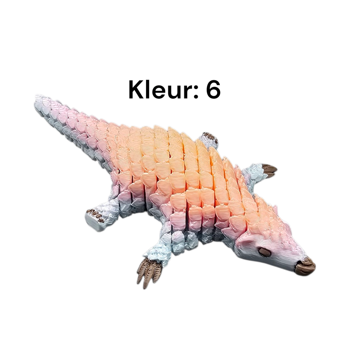 Fidget Armadillo - 3D geprint voor ontspanning groot en klein formaat