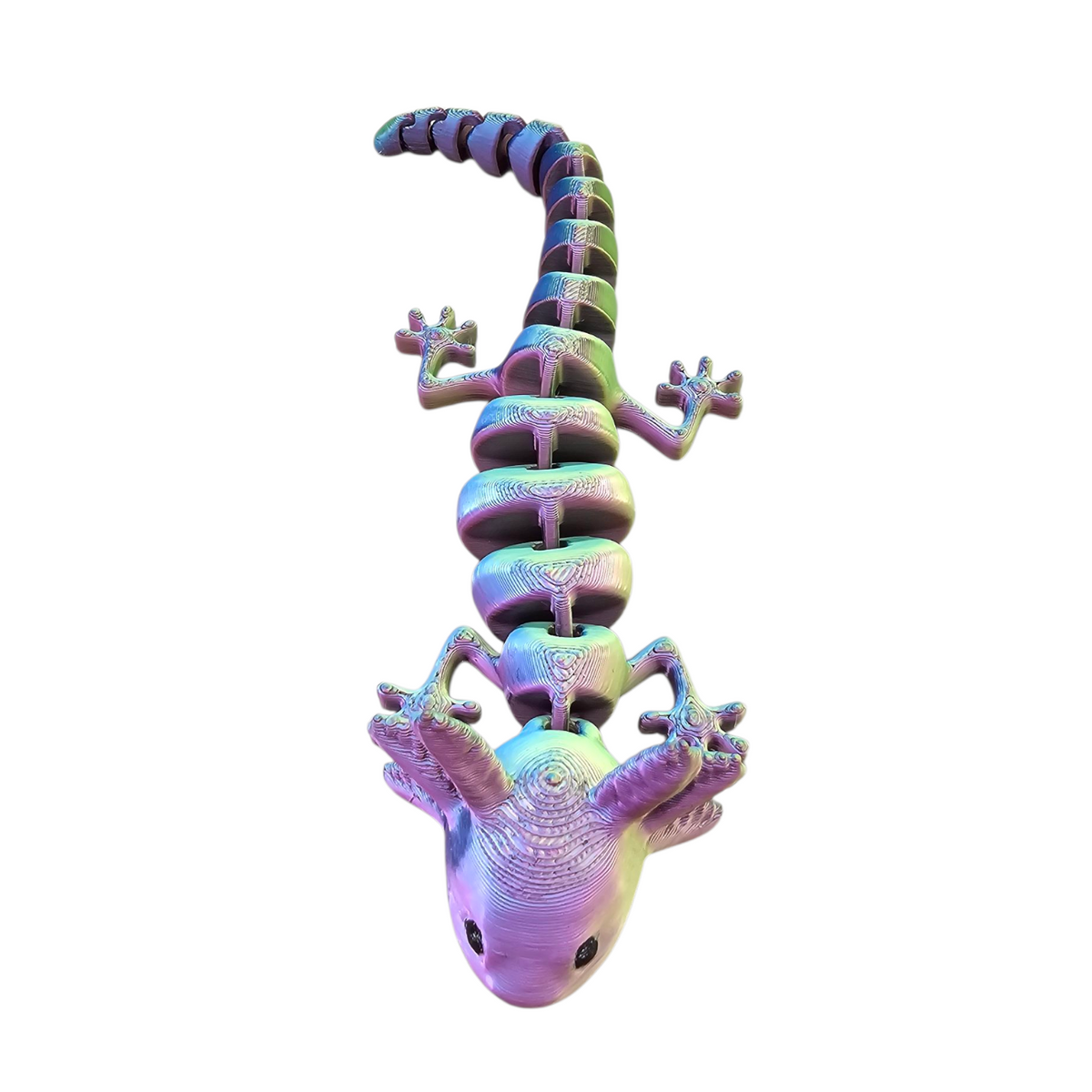 flexi axolotl fidget toy 3D geprint - ontspanning