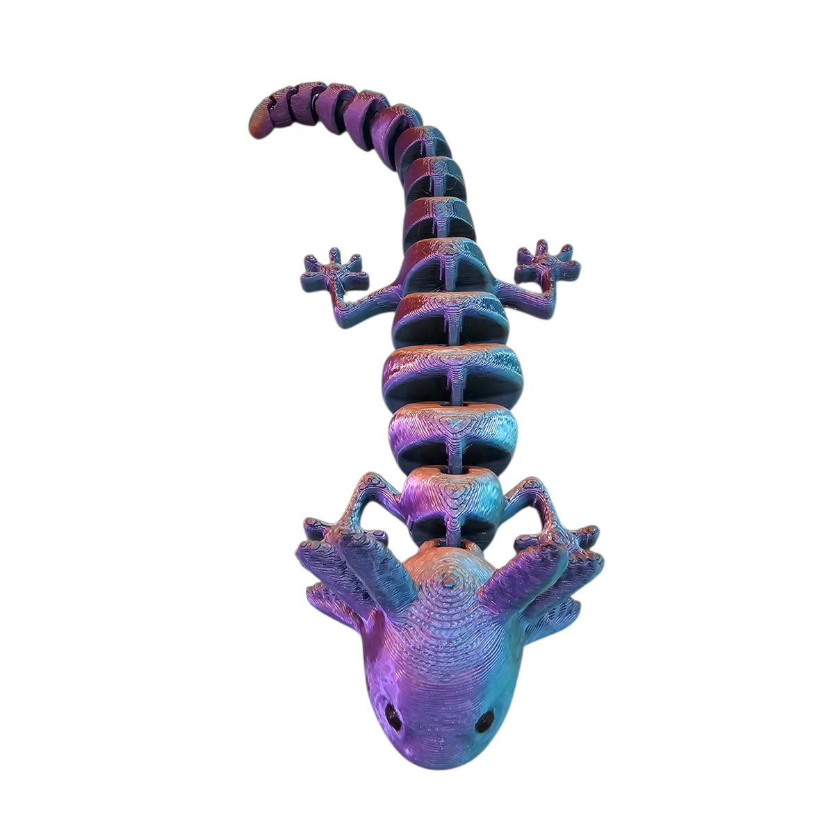 flexi axolotl fidget toy 3D geprint - ontspanning